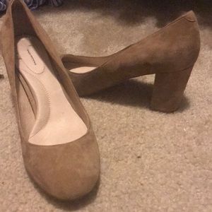 Land’s End Suede Block Heels